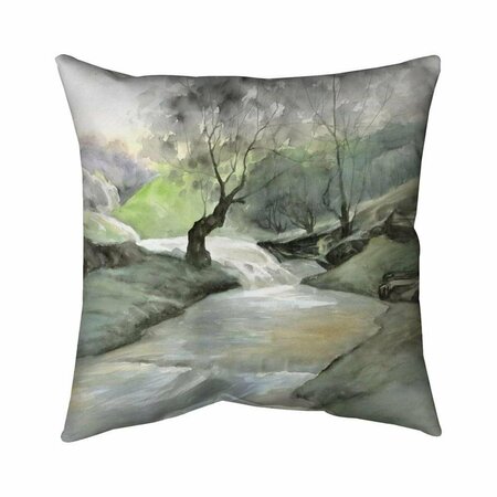BEGIN HOME DECOR 26 x 26 in. Oasis of Relaxation-Double Sided Print Indoor Pillow 5541-2626-LA167